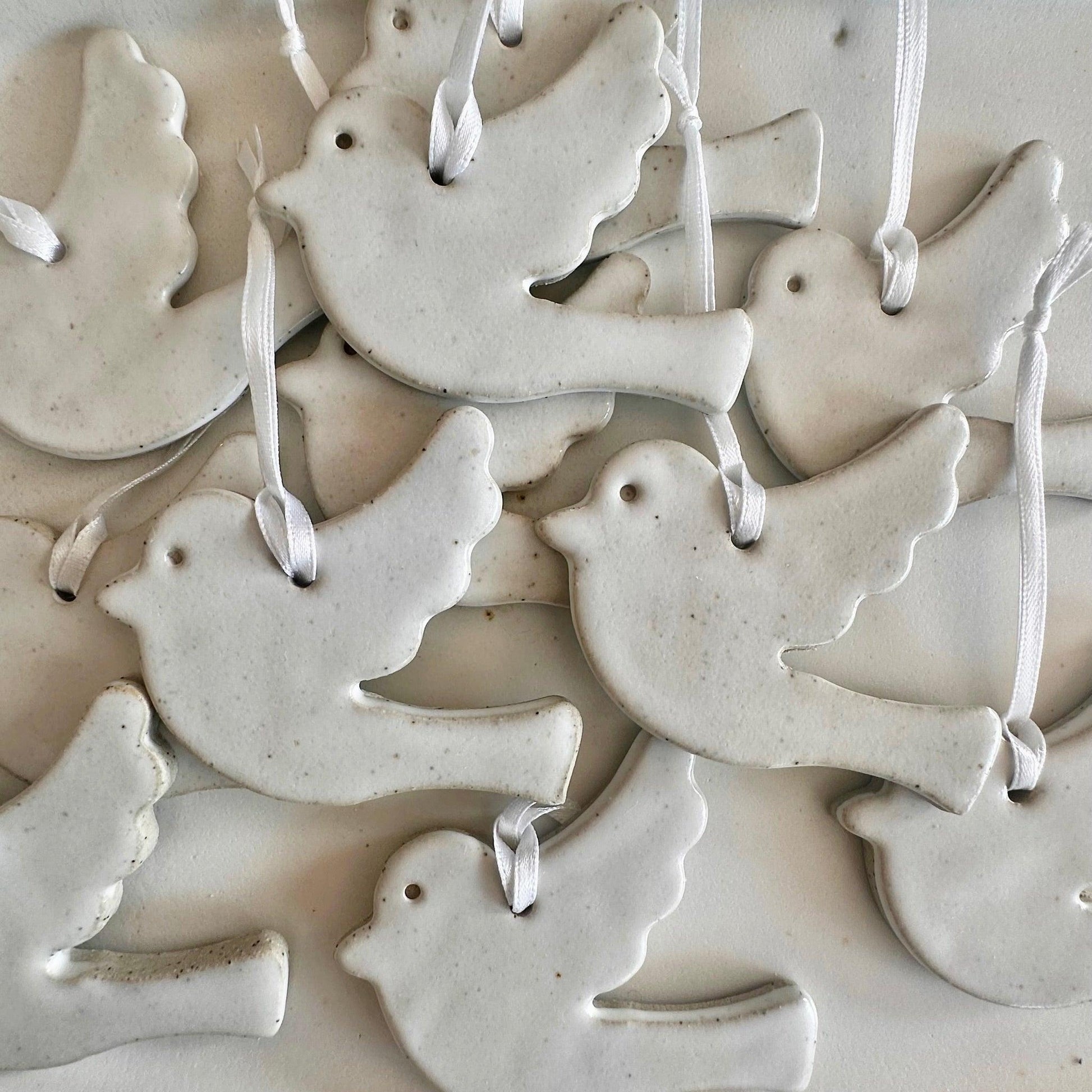 Christmas Tree Doves Decorations