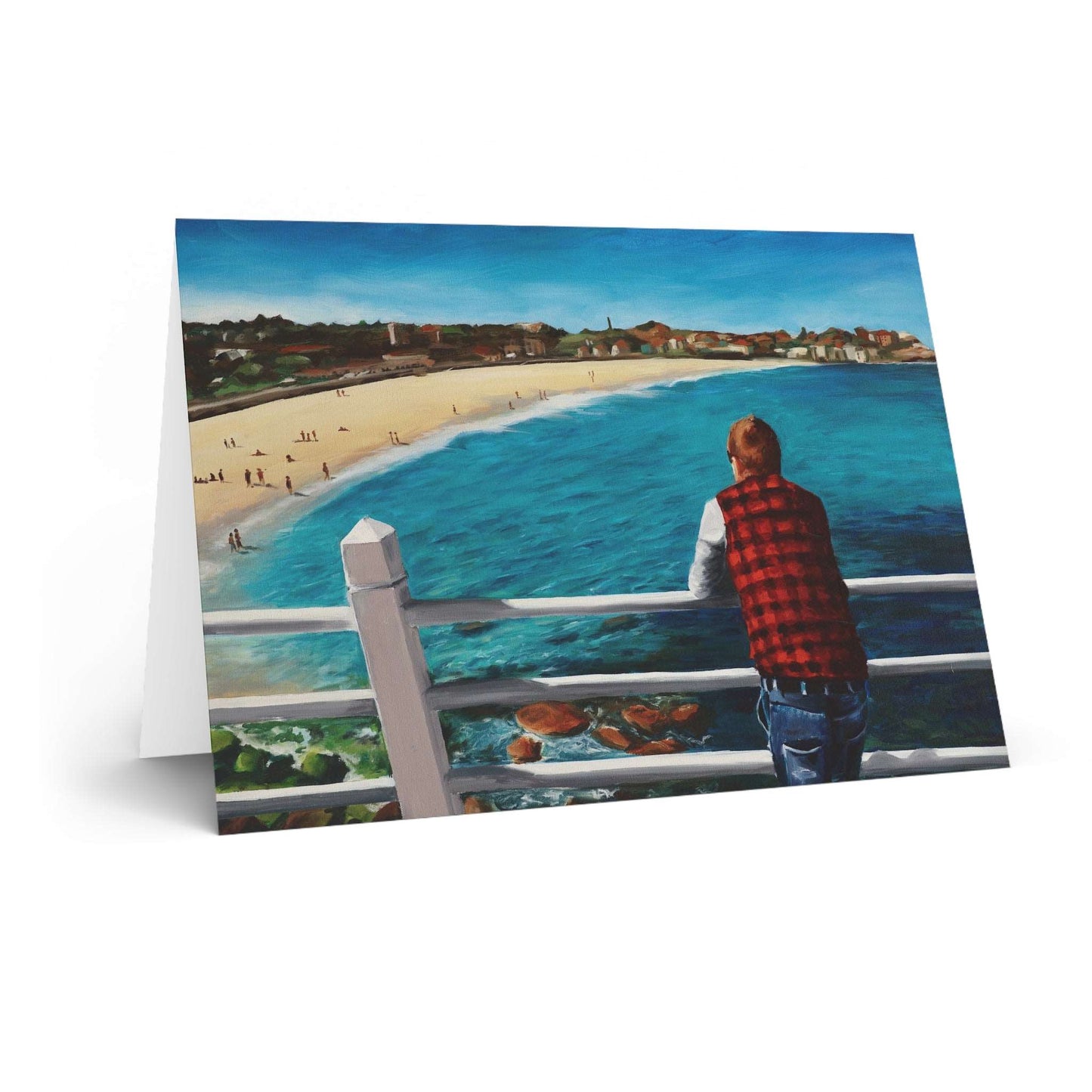 Blank Greeting Card - Bondi Beach - Polly Barton