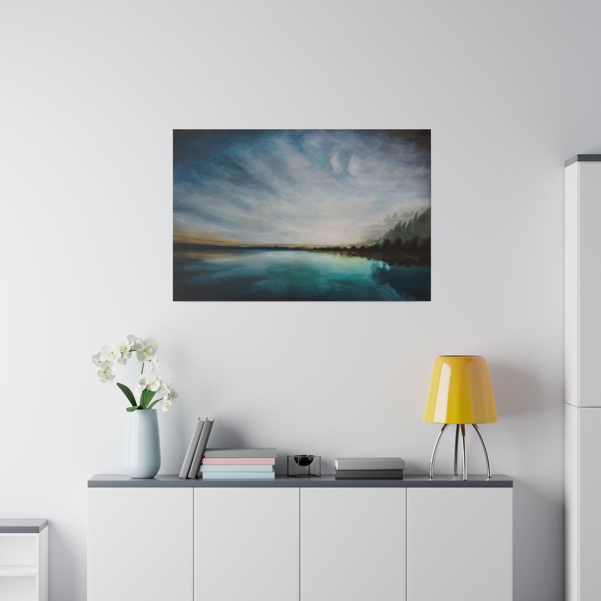 Canvas Art Print - Myall Lake Sunset - Polly Barton