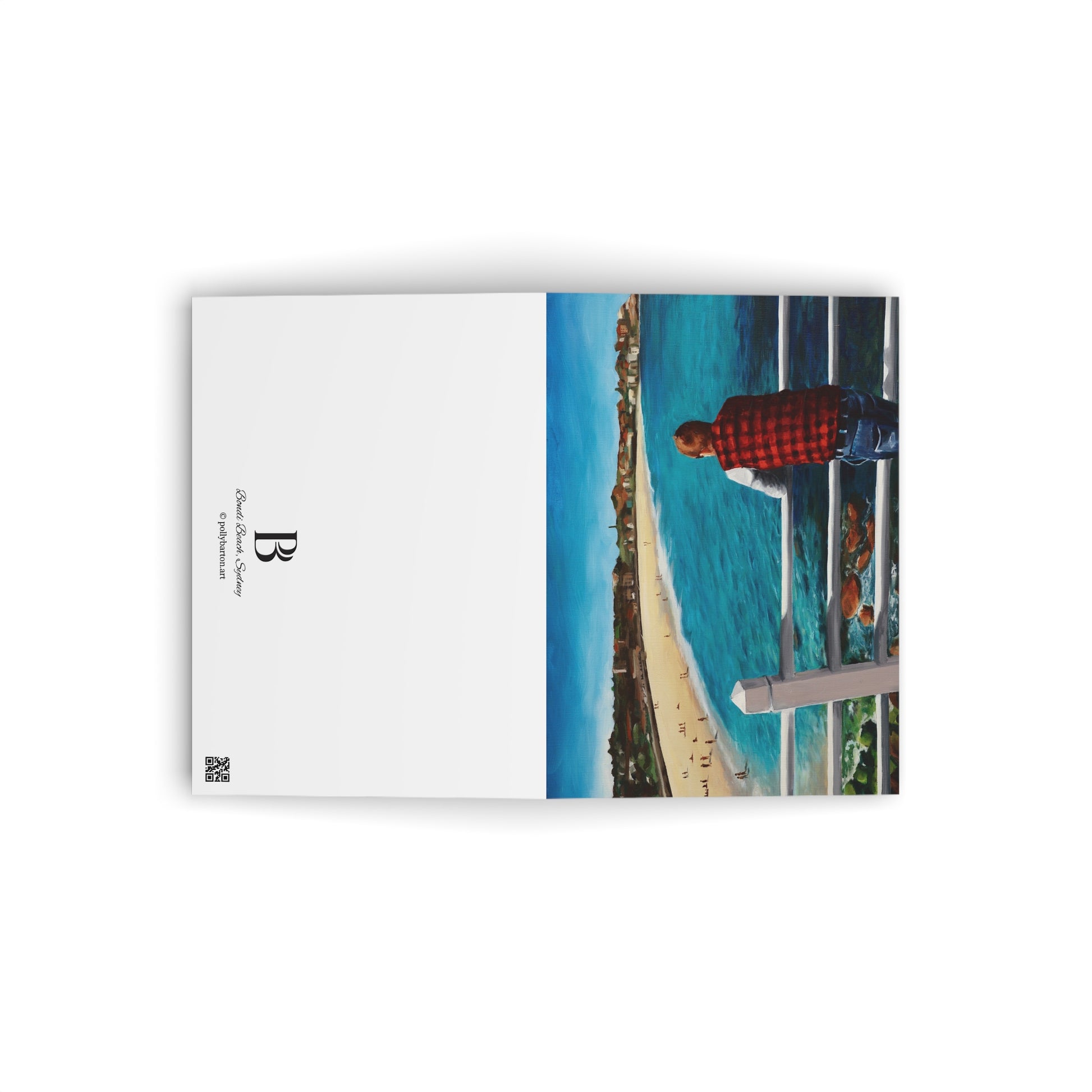 Blank Greeting Card - Bondi Beach - Polly Barton