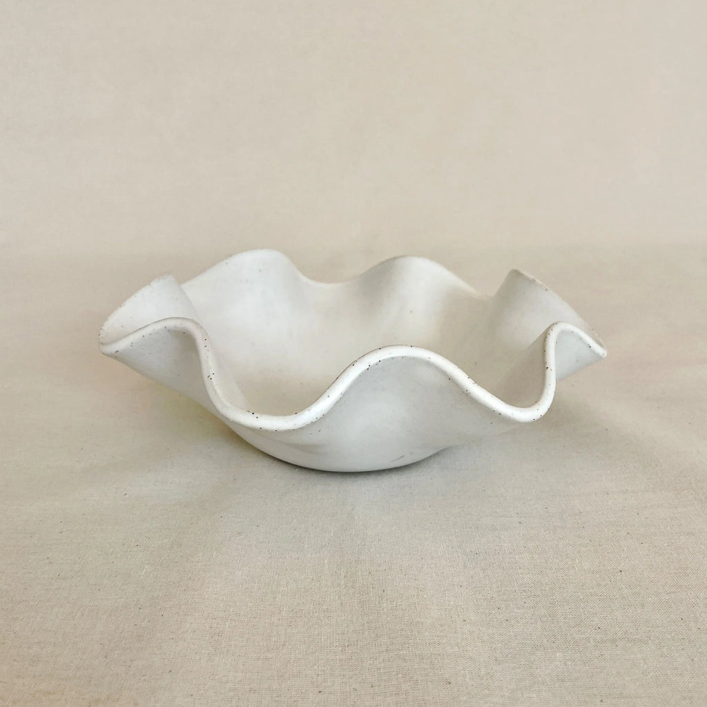 Ceramic Wavy Bowl Medium Size