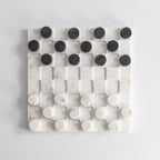 Marble Draughts Checkers Set