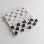 Marble Draughts Checkers Set