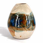 Large Rounded-Form Vase - Organic Glaze