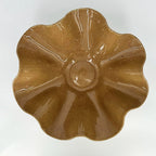 Oversized Statement Wave Bowl - Caramel
