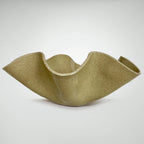 Oversized Ceramic Bowl - Khaki-Sand Colour