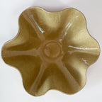 Oversized Wave Bowl - Khaki-Sand Colour