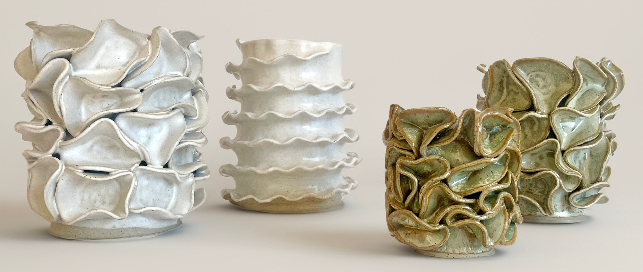 Hand-built sculptural and functional ceramic homeware