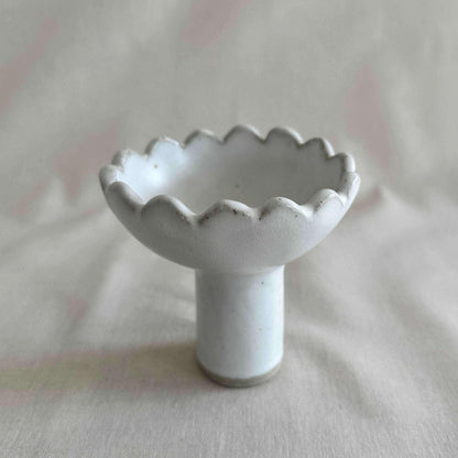 Scalloped Pedestal Bowl - Small - Polly Barton