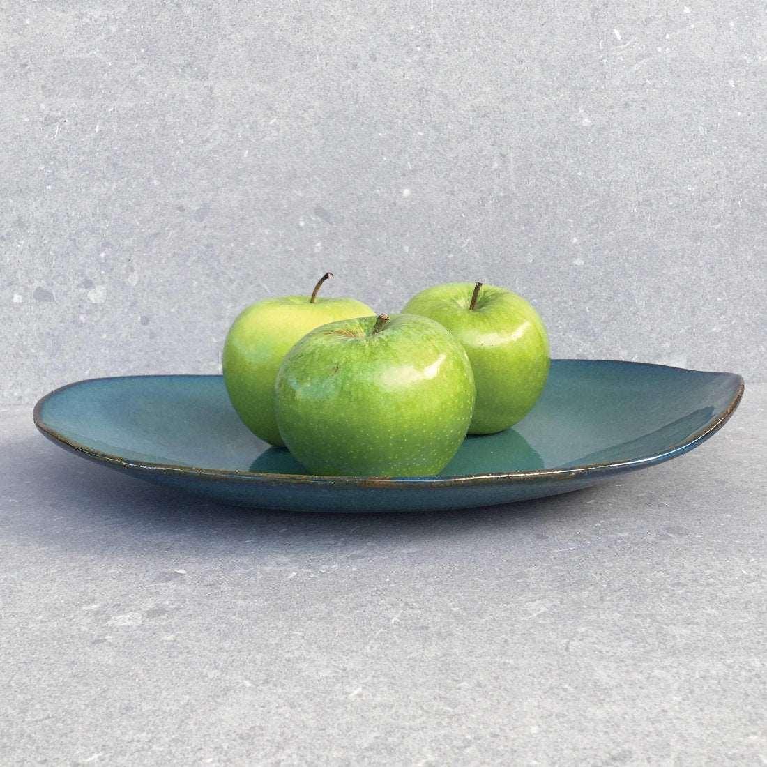 Rockpool Turquoise Platter - Polly Barton