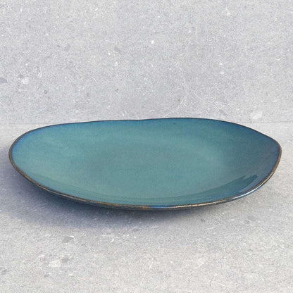 Rockpool Turquoise Platter - Polly Barton