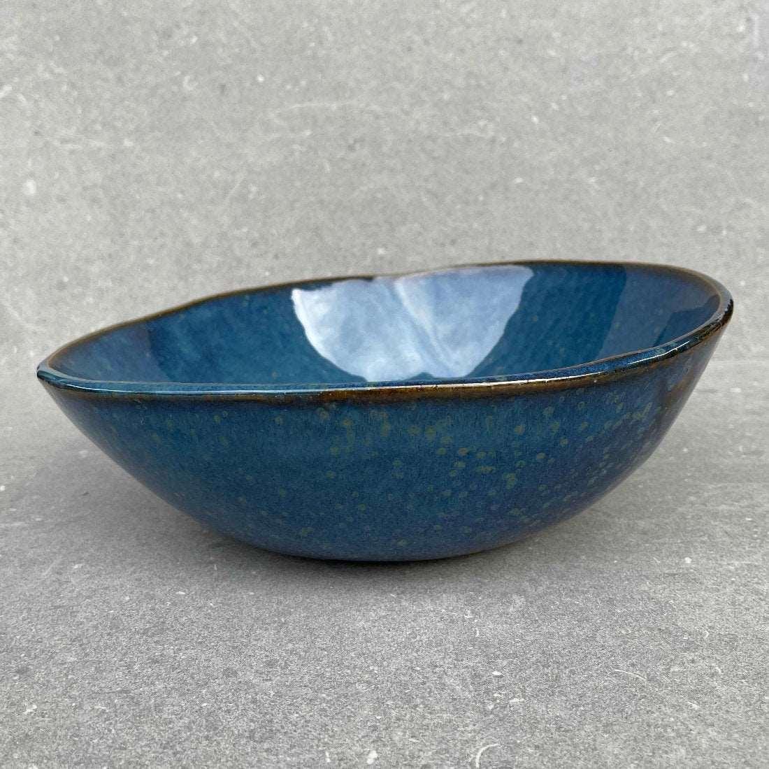 Turquoise Blue Serving Bowl - Polly Barton