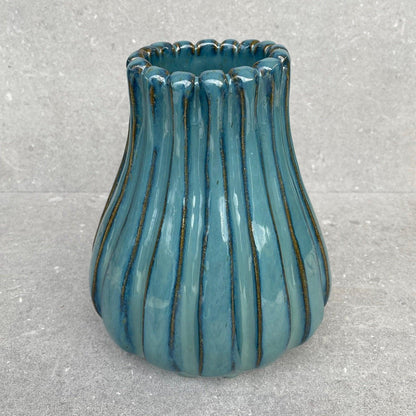 Rockpool Turquoise Coral Vase