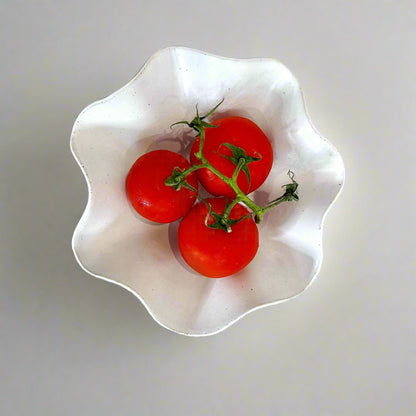 White Cherry Bowl- Medium Size