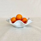 White Fruit Bowl - Medium Size