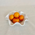 White Fruit Bowl- Medium Size