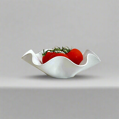 White Fruit Bowl - Medium Size