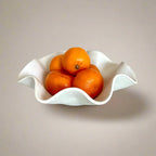 White Fruit Bowl Medium Size