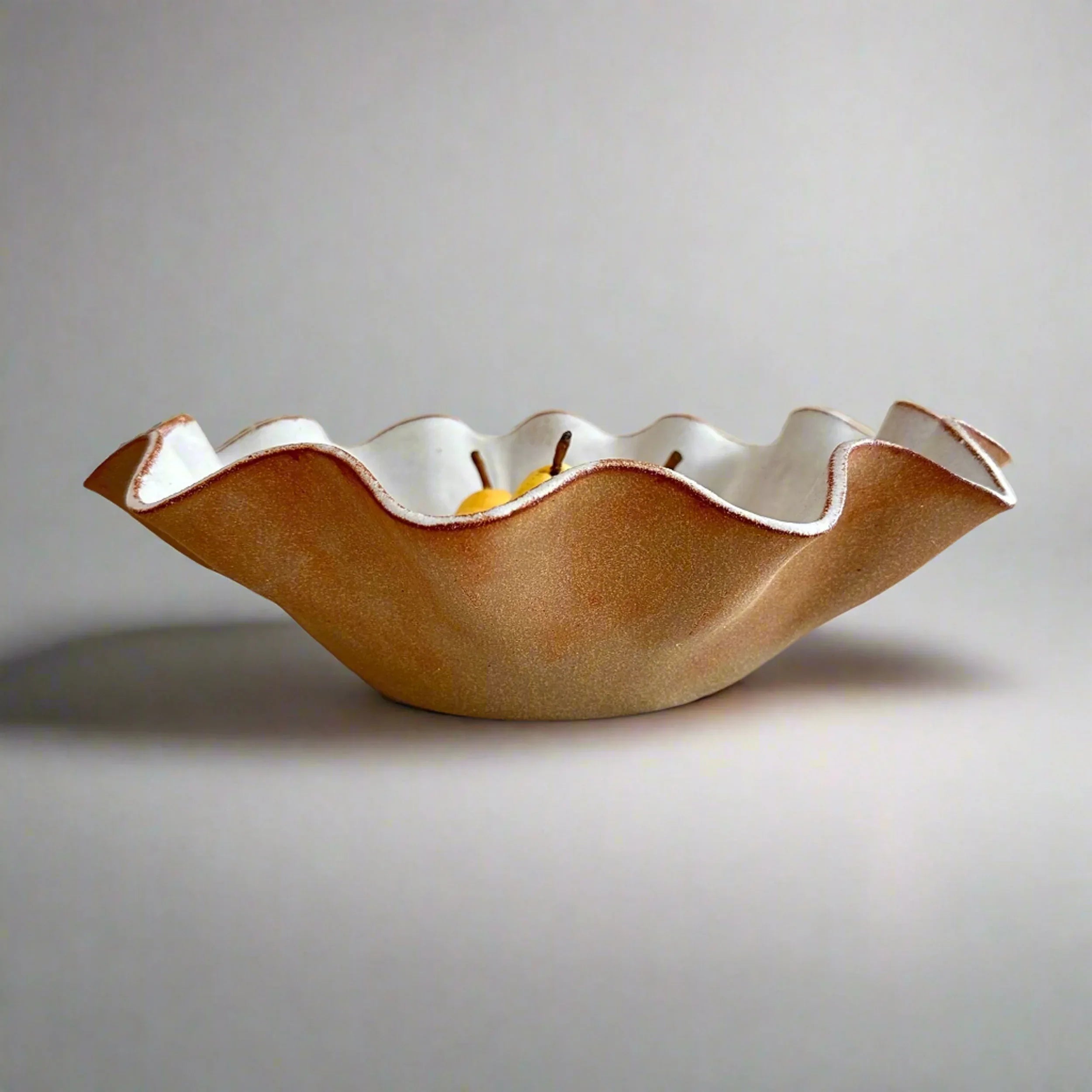 Large Ceramic Bowl - Raw Texture