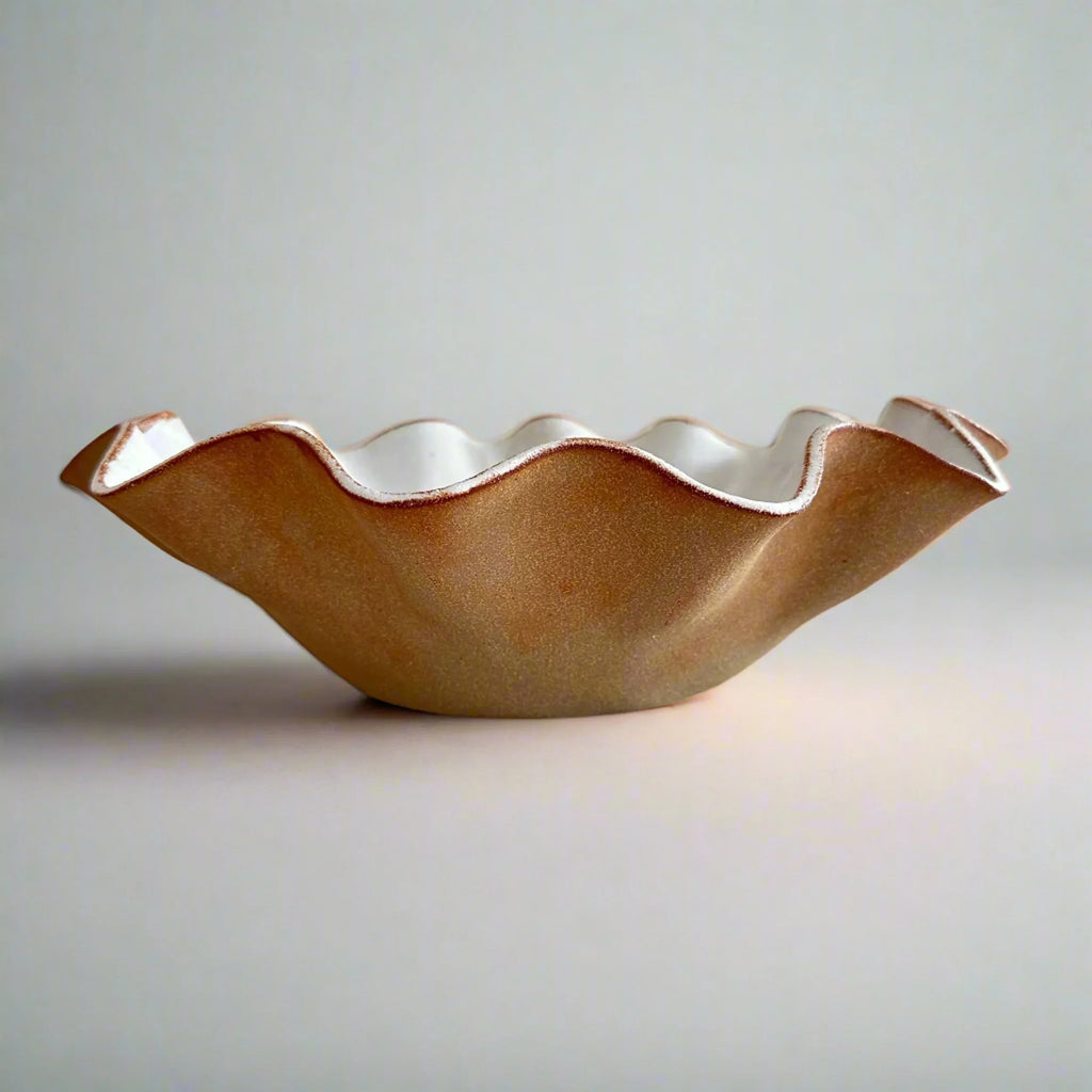 Bronte Large Ceramic Bowl - Handcrafted