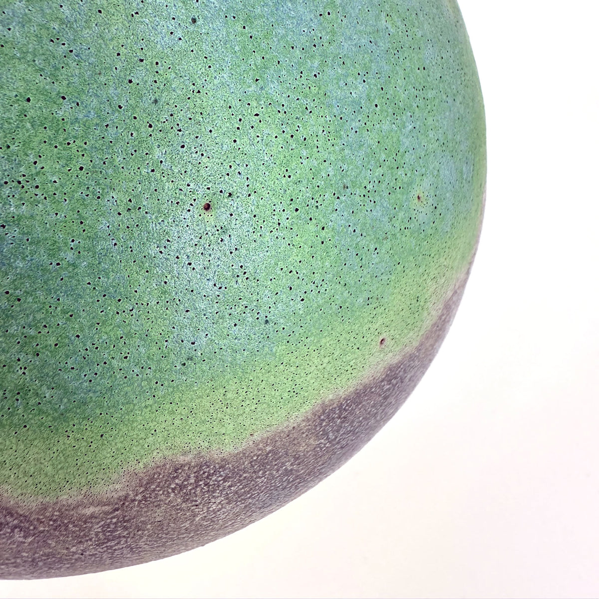 Large Ceramic Balloon Vase - Organic Glazes