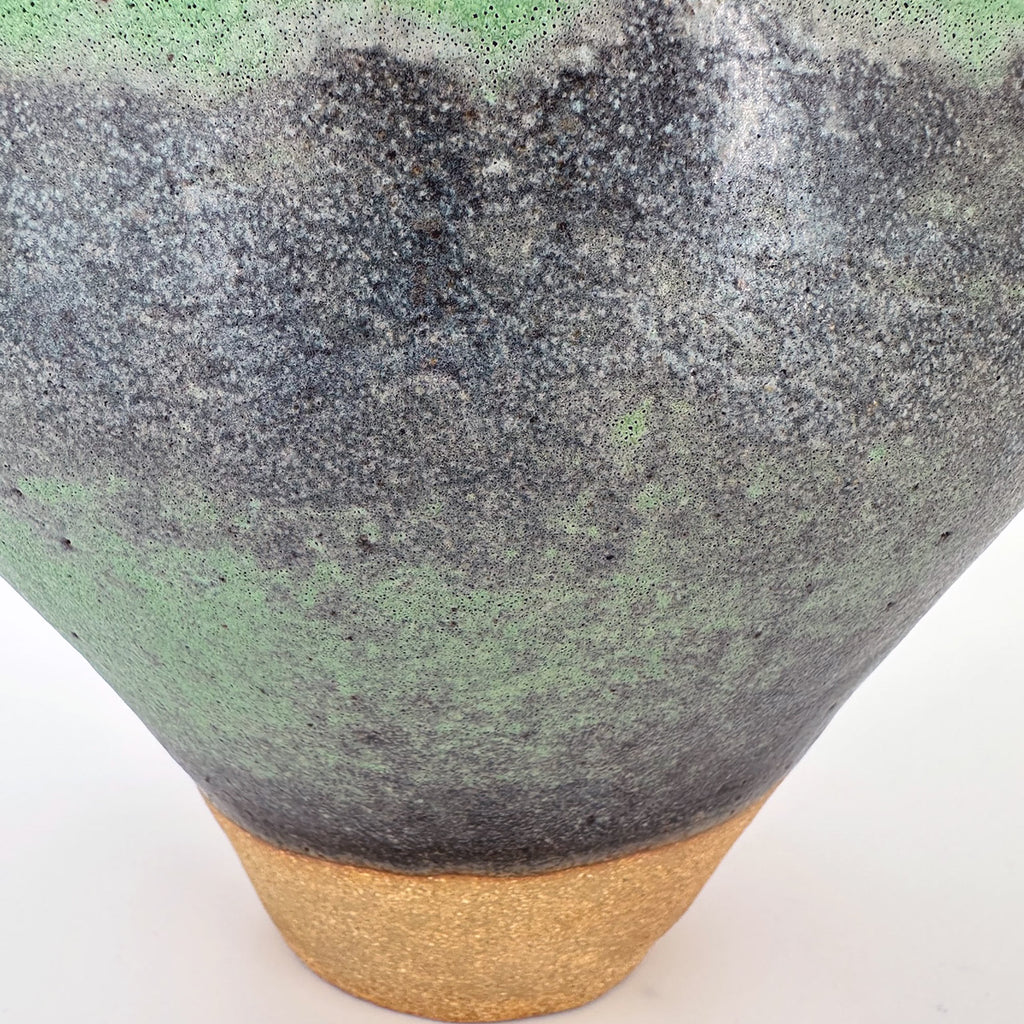Large Ceramic Balloon Vase - Organic Glazes