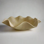 Large Wave Bowl - Cornwall Clay Colour