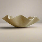 Large Wave Bowl - Green Clay Colour