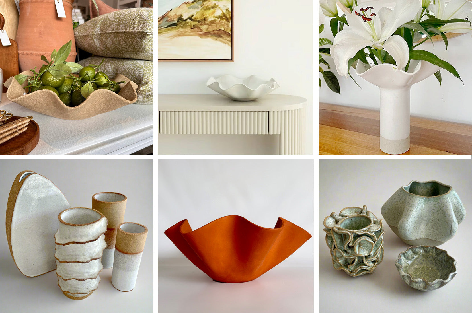 Handcrafted ceramics by Polly Barton
