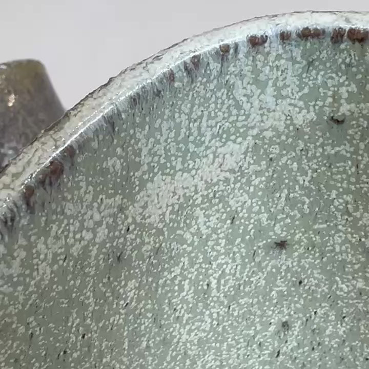 Oversized Statement Wave Bowl Melted Mint by Polly Barton