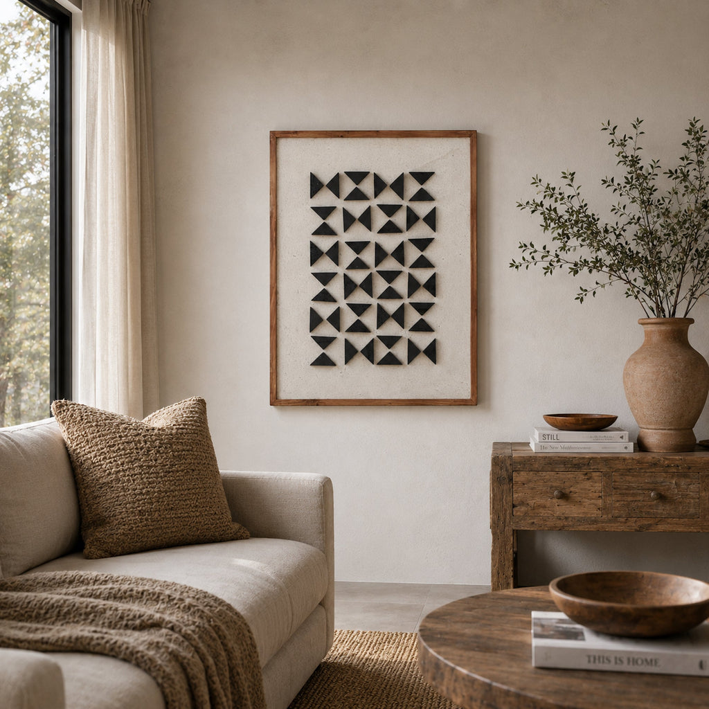 Silhouettes of Elm Rectangle - Wall Art 62x82cm