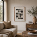 Silhouettes of Elm Rectangle - Wall Art 62x82cm