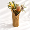 Tulip Flower Vase - Caramel Glaze