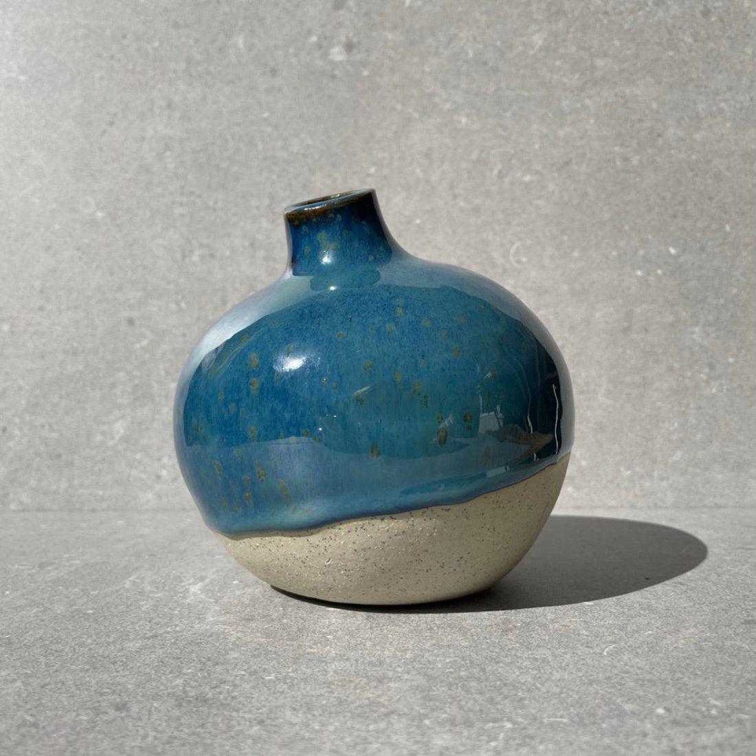 Rockpool Turquoise Bud Vase - Polly Barton