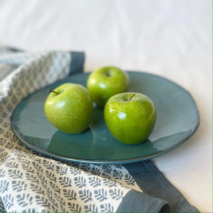 Rockpool Large Turquoise Platter - Polly Barton