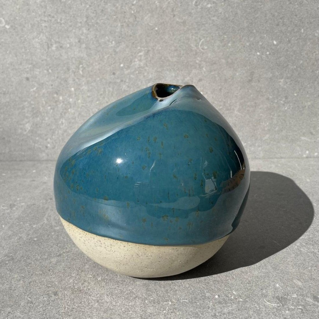 Rockpool Turquoise Balloon Vase - Polly Barton