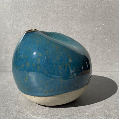 Rockpool Turquoise Balloon Vase - Polly Barton