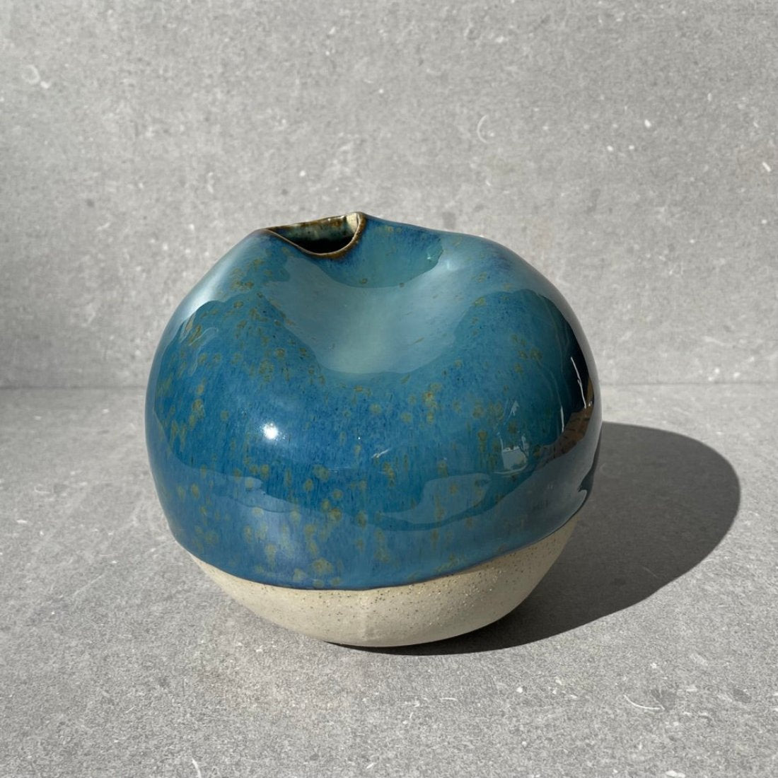 Rockpool Turquoise Balloon Vase - Polly Barton